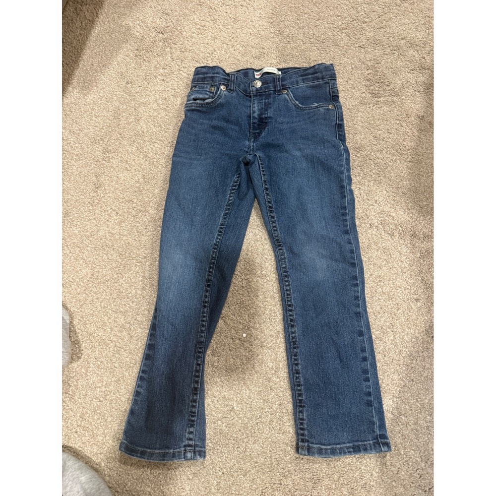 Levis 511 Slim Fit Boys Blue Denim Jeans Medium Wash Size‎ 7 Regular